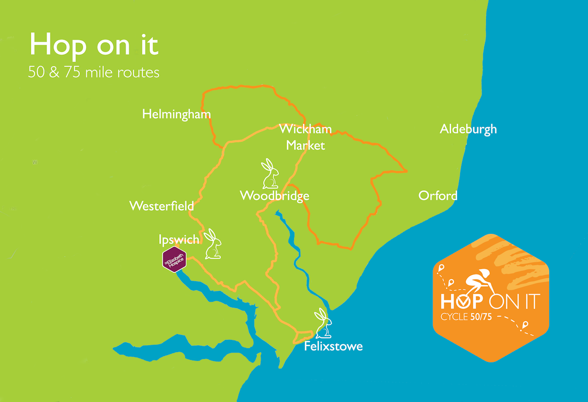 The Hop On It route map